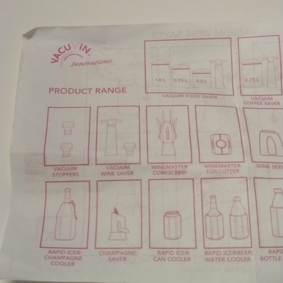 Bundle of 2 Sets Wine Pumps/Sealers/Stoppers - 5 Pieces Black - Picture 7 of 10